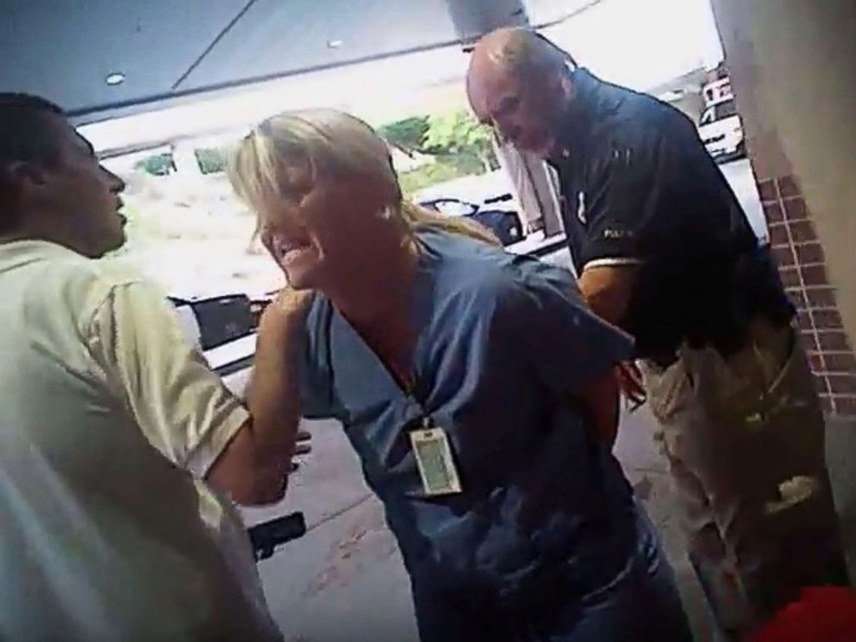 image for Police Union Complains That Public Got to See Them Roughing Up Utah Nurse