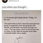 image for Julia Louis-Dreyfus just announced on Twitter that she has breast cancer. Let's give her our full support.