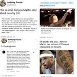 image for Jeremy Lin turns ex-NBA player Kenyon Martins claims of cultural appropriation back on him in the most respectful, kindest way possible