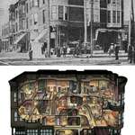 image for A picture and diagram of H. H. Holmes' murder hotel, a specially designed building for killing. It contained gas chambers, torture rooms, secret passages, trap doors and ovens. It's estimated that he killed 200 people in this building