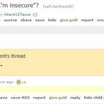 image for What screams: "I'm insecure"?