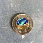 image for Canada's $2 dollar coin has the Auroras on it this year.