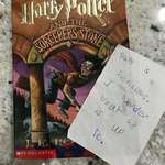 image for My friend’s niece is reading the Harry Potter series for the first time and writing down notes and questions as she goes!