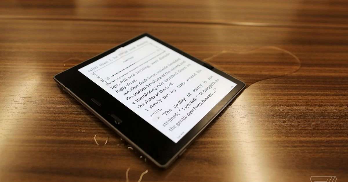 image for Amazon finally makes a waterproof Kindle, after 10 years of Kindles