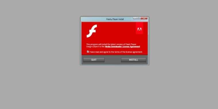 image for Equifax website borked again, this time to redirect to fake Flash update
