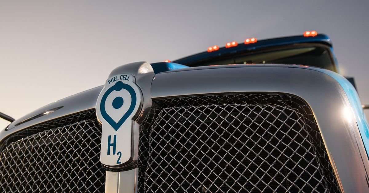 image for Toyota’s hydrogen fuel cell trucks are now moving goods around the Port of LA