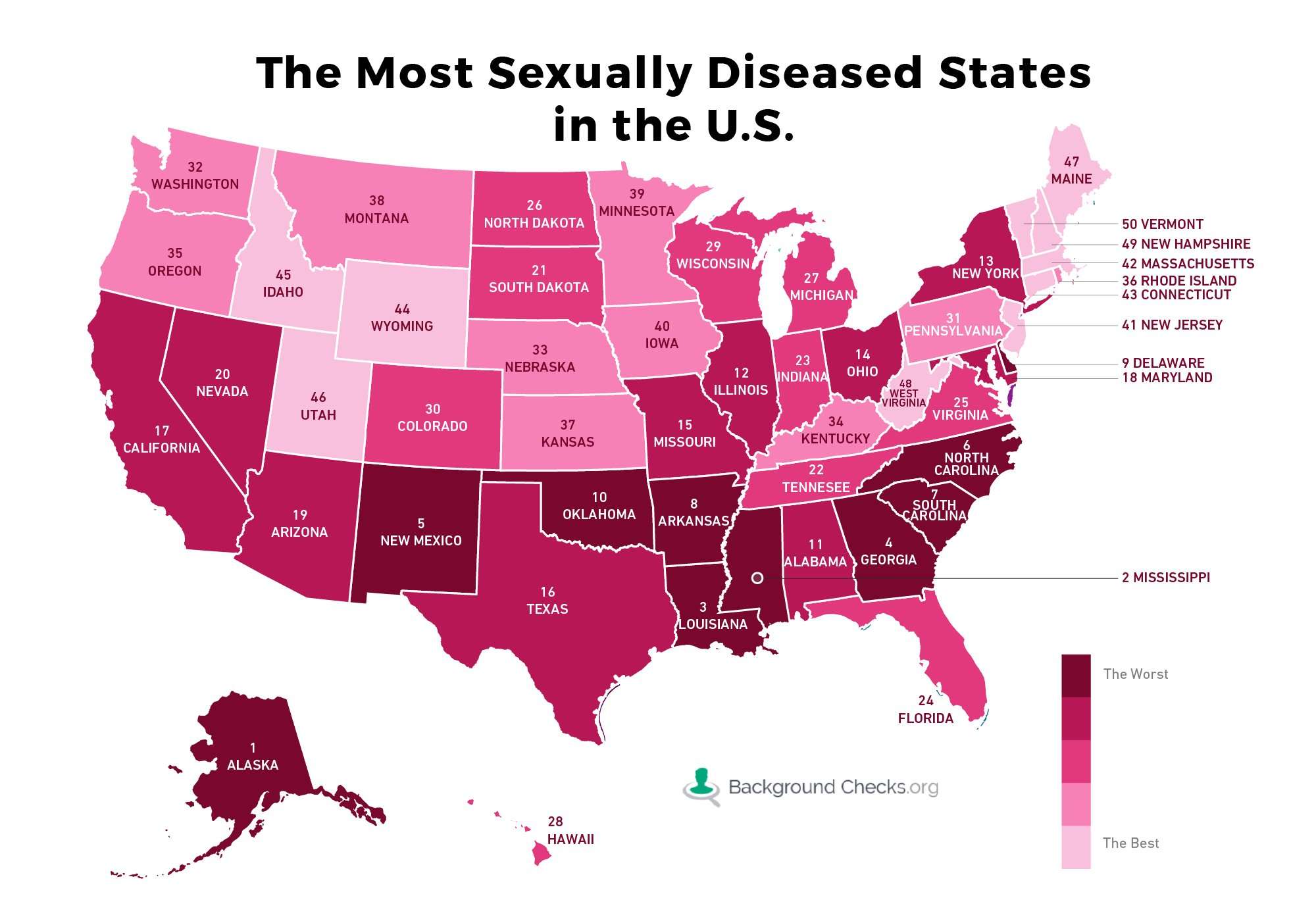 image for Which States Have The Most STDs?