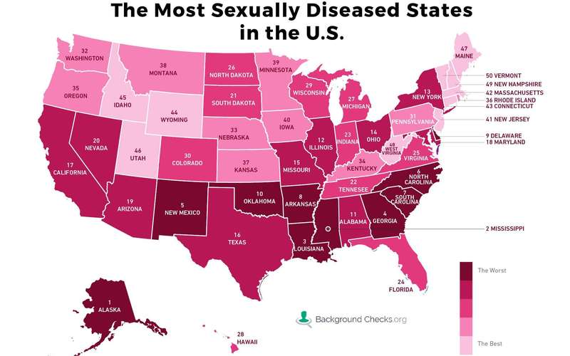 image for Which States Have The Most STDs?