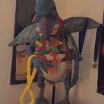 image for I won a life-sized Watto statue in a Phantom Menace contest but had to leave him at my Grandmas when I joined the military 10 years ago. This is my "monster" in her guest room.