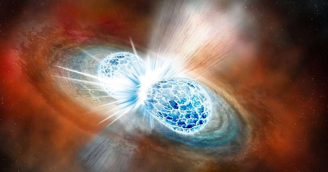 image for LIGO Detects Fierce Collision of Neutron Stars for the First Time