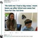 image for Blind son sees mom for first time...
