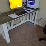 image for My wife finally followed her dream of woodworking and built me a desk! I thought I'd show it off!