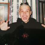 image for In junior high I shaved most my head into two front horns like the bass player from Mudvayne. Chimaira hoodie for bonus points.