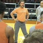 image for Matthew McConaughey's power stance with University of Texas basketball team is about as Texas as it gets