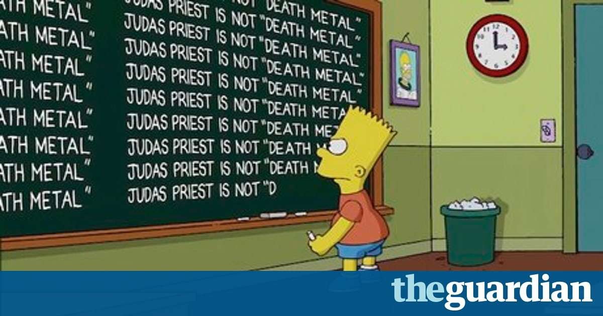 image for The Simpsons apologise to Judas Priest for calling them 'death metal'