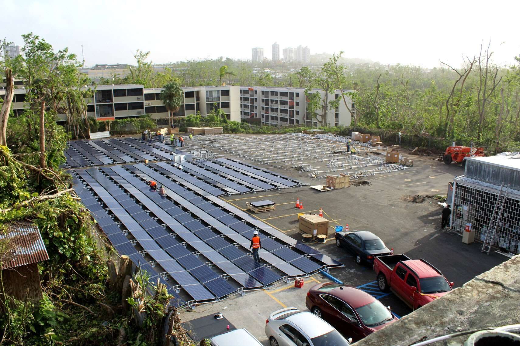 image for Tesla makes quick work of Puerto Rico hospital solar power relief project