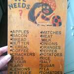 image for This old racist grocery board that's been in my roommate's family for a very long time