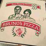 image for This pizza box with what looks like an old Jim and Pam on it.