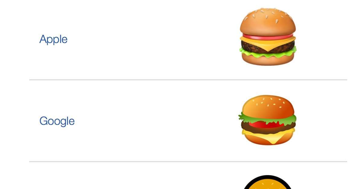 image for Google CEO makes fixing hamburger emoji his top priority
