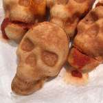 image for [Homemade] Pizza pocket skulls