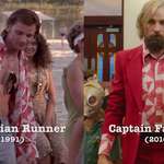 image for The red shirt used by Viggo Mortensen in "Captain Fantastic" (2016) is the same one he wore in the film "The Indian Runner" (1991).