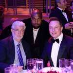 image for George Lucas, Kanye West and Elon Musk at the TIME 100 Gala 2015