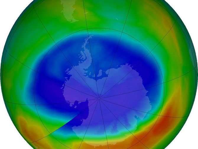 image for NASA: Ozone hole smallest it's been since 1988