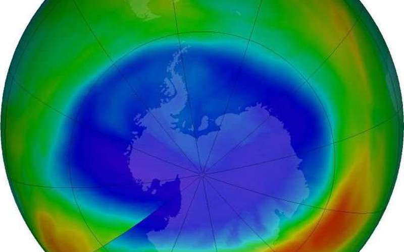 image for NASA: Ozone hole smallest it's been since 1988