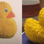 image for My mom made this duck cake; turned out pretty well.