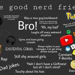 image for The out-going nerd guy starter-pack.