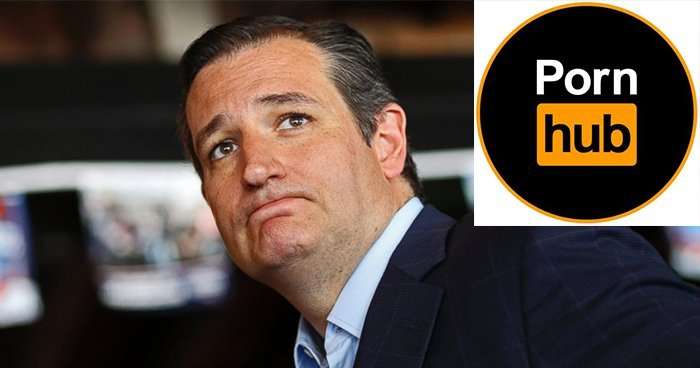 image for Rogue Pornhub Employee Deactivates Ted Cruz’s Account On Last Day