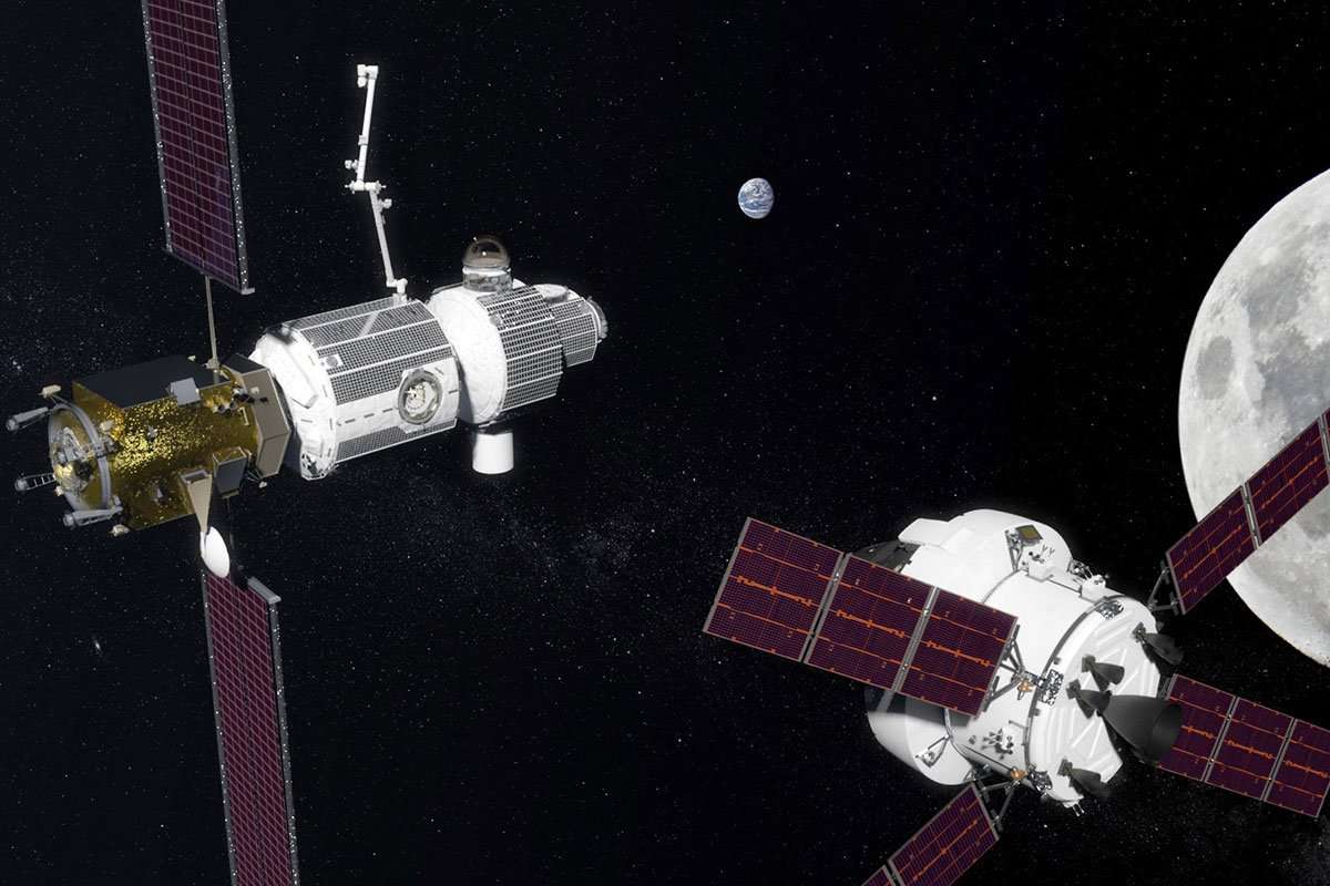 image for Five firms aim to power moon-orbiting way station to deep space