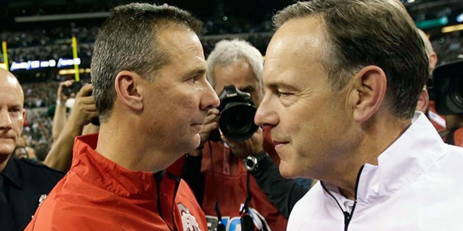 image for Mark Dantonio says Michigan State has 'a lot to lose' at Ohio State