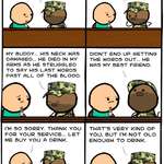 image for Cyanide &amp; Happiness for Veteran's Day.