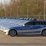 image for These perfectly lined up German police cars