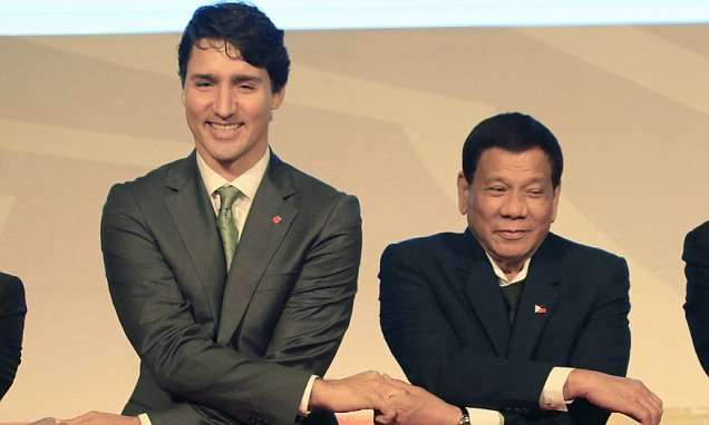 image for Duterte tells Canada's Trudeau to 'lay off' the 'bullsh*t'
