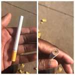 image for I found a pencil that looks like a cigarette on the ground