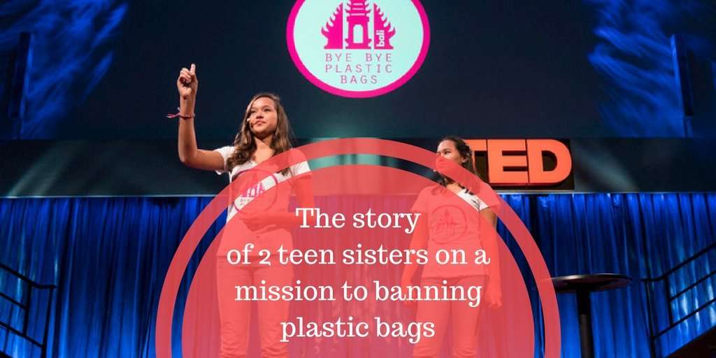 image for Banning plastic bags in Bali. The story of 2 teen sisters on a mission