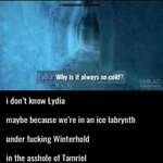 image for Lydia, I swear to god...