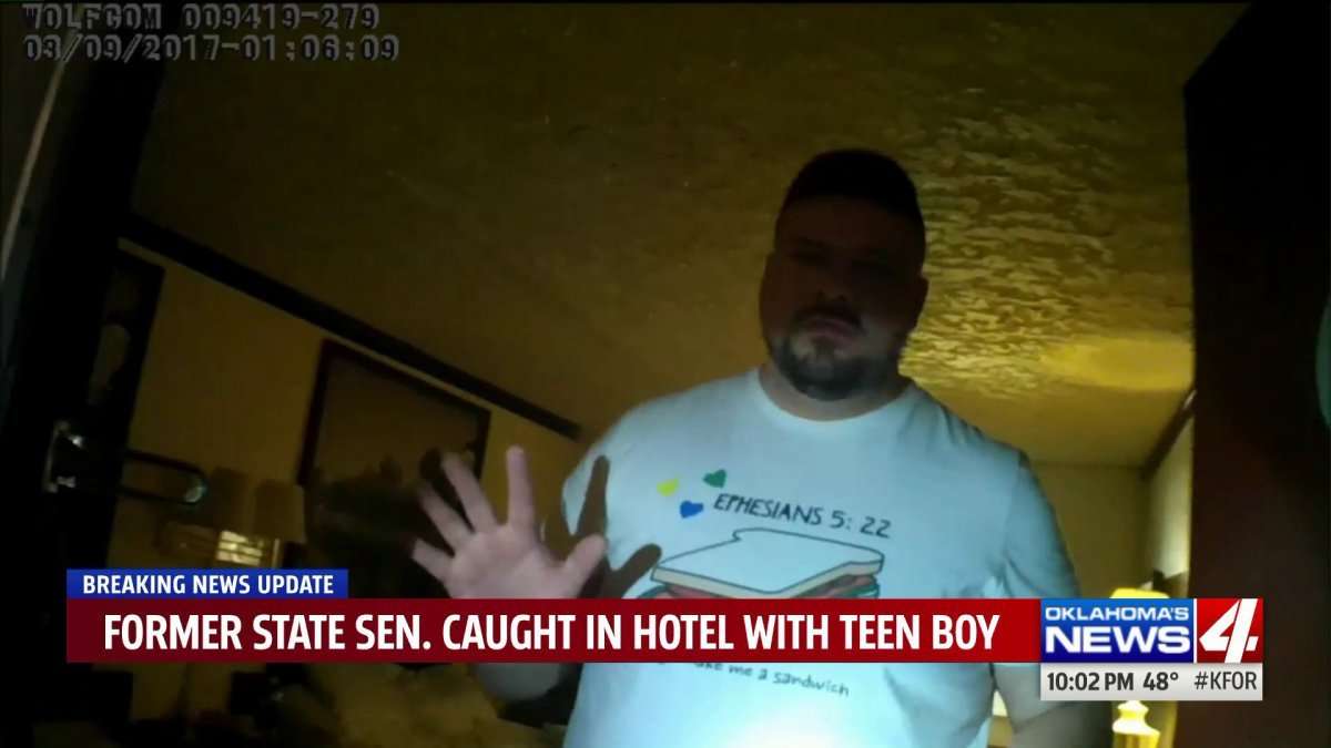 image for Moore Police release body cam footage from night state senator found in hotel room with teen boy