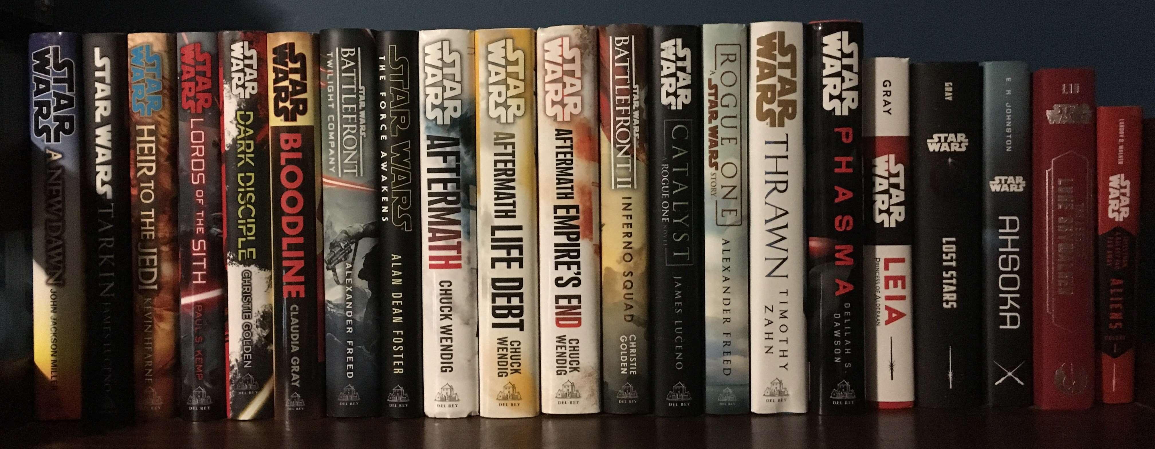 image for A complete guide to the novels of the current Star Wars canon