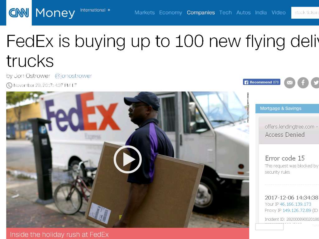 image for FedEx is buying up to 100 new flying delivery trucks from Cessna - No…