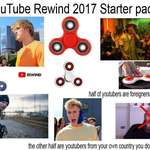 image for YouTube Rewind 2017 starterpack