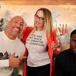 image for PsBattle: The Rock &amp; Kevin Hart with a Fangirl