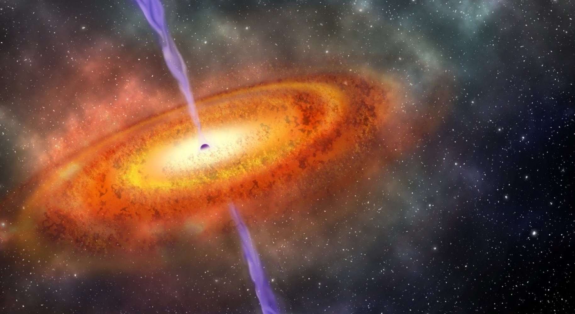 image for Oldest Monster Black Hole Ever Found Is 800 Million Times More Massive Than the Sun