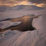 image for Eternal winter twilight - Norway, long exposure [OC] [1200x1800]