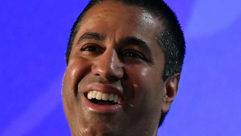 image for Leaked Video Shows FCC Chair Ajit Pai Roasting Himself With 'Jokes' About Being a Verizon Shill