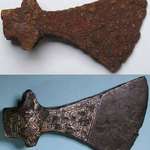 image for Viking axe before and after restoration