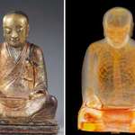 image for CT Scan of 1,000-year-old Buddha sculpture reveals mummified monk hidden inside