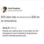 image for $10 Uber ride &gt; $3K for an ambulance